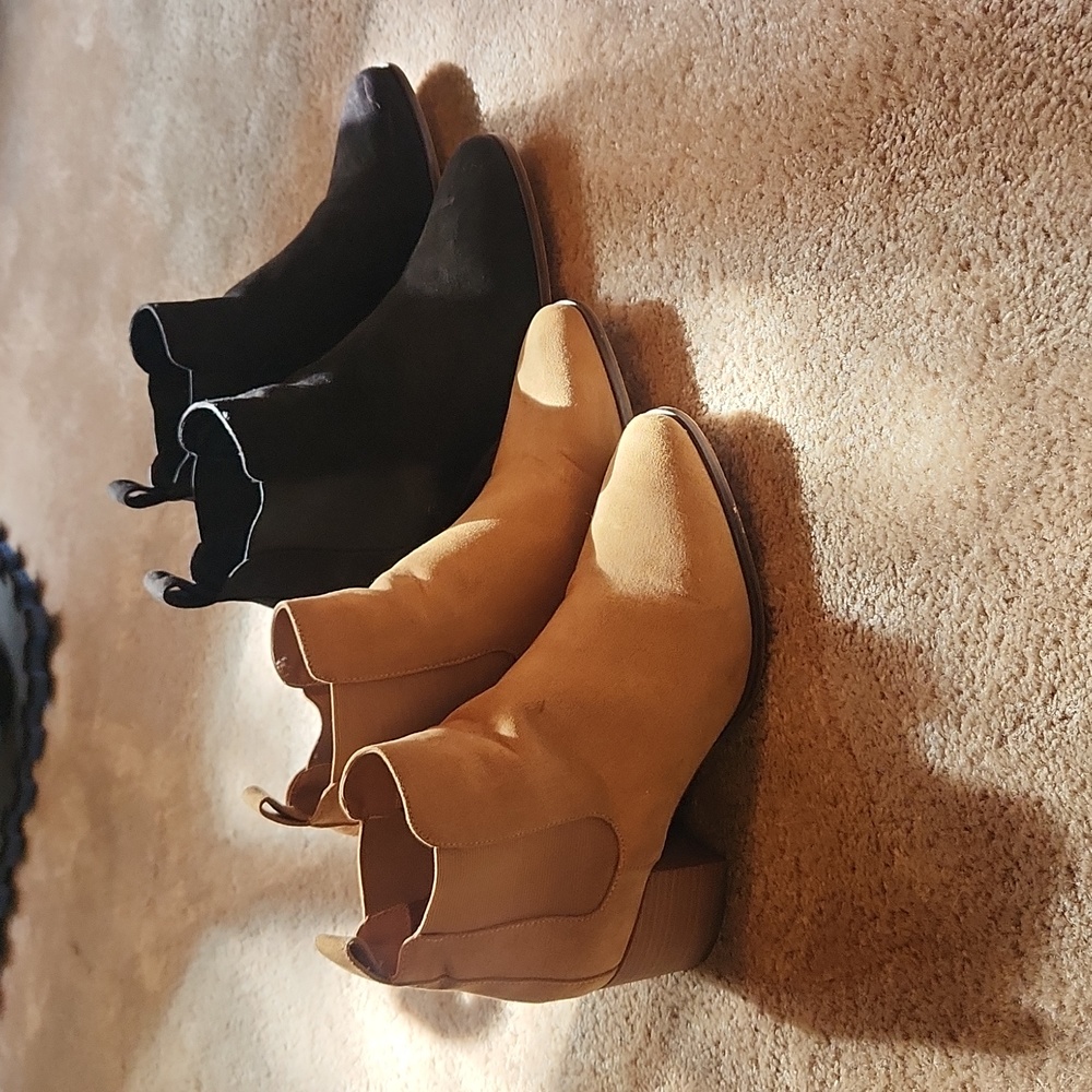 Two pairs of booties